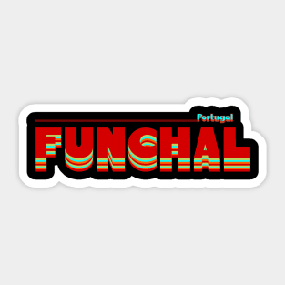 Funchal. Portugal Sticker